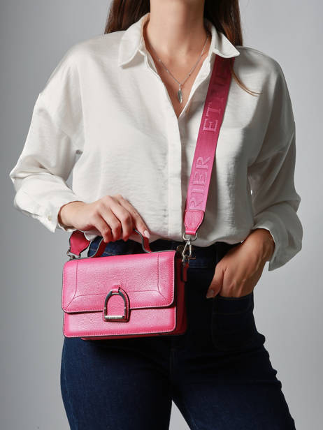 Sac Bandoulière S Altesse Cuir Etrier Rose altesse EALT048S vue secondaire 1