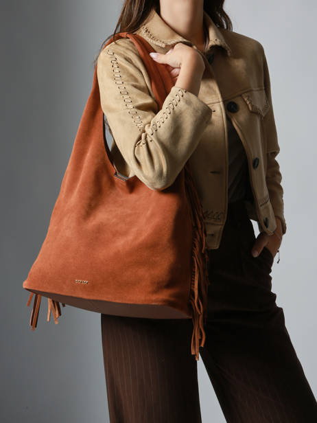 Sac Porté épaule L Country Cuir Etrier Marron country ECOU154L vue secondaire 1