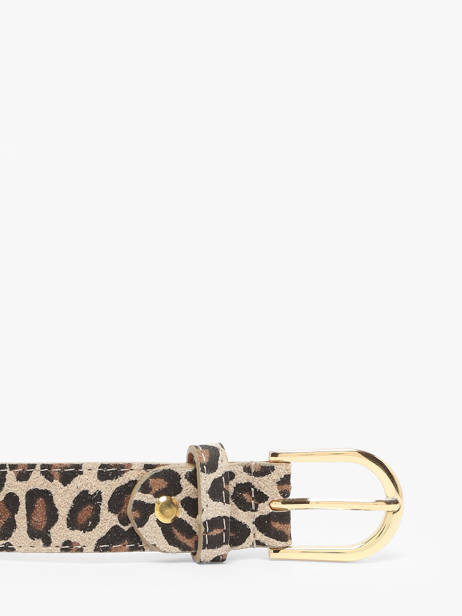 Ceinture Réglable Cuir Milano Multicolore velvet leopardo VL25067 vue secondaire 1