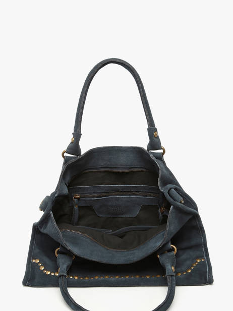 Sac à Main Houston Cuir Basilic pepper Bleu houston BHOU22 vue secondaire 3