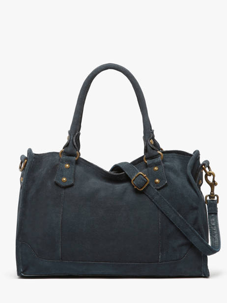 Sac à Main Houston Cuir Basilic pepper Bleu houston BHOU22 vue secondaire 4