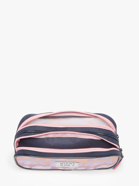 Trousse 2 Compartiments Milky kiss Rose fable world 3700514 vue secondaire 1