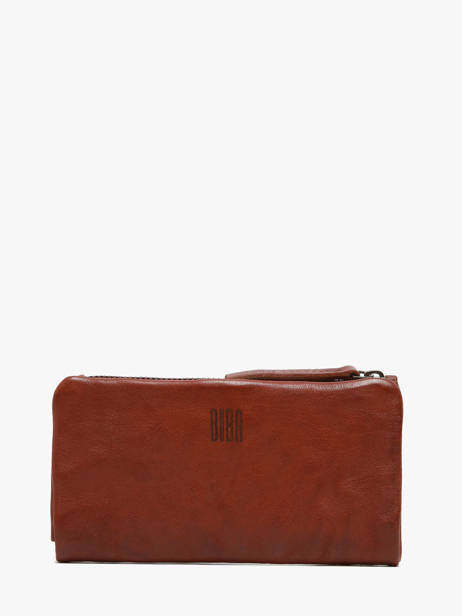 Portefeuille Heritage Cuir Biba Marron heritage DON4L vue secondaire 2