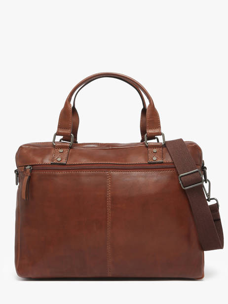 Porte Documents (main) Basilic pepper Marron traveler BTRA08 vue secondaire 4