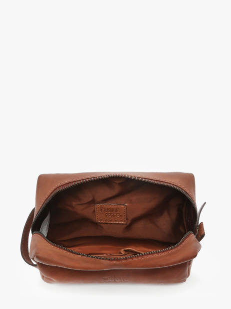 Trousse De Toilette Basilic pepper Marron traveler BTRA07 vue secondaire 1