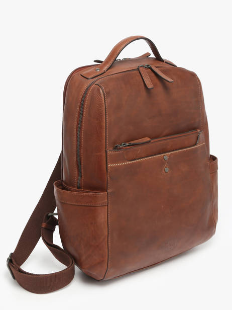 Sac à Dos Business Basilic pepper Marron traveler BTRA10 vue secondaire 2