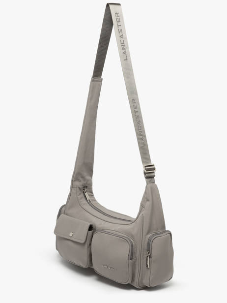 Sac Bandoulière Basic Pocket Polyester Lancaster Gris basic pocket 92 vue secondaire 2