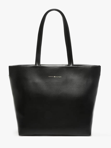 Sac Porté épaule Th Logotape Polyester Tommy hilfiger Noir th logotape AW17693