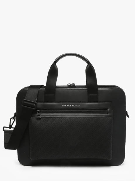 Porte Documents (main) Tommy hilfiger Noir monogram AM13835