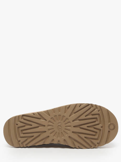 Bottes Classic Micro En Cuir Ugg Beige women 1173891 vue secondaire 5