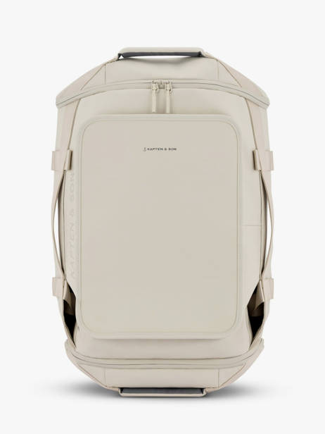 Lisbon Duffle Small - Sac à Dos De Voyage Kapten and son Beige backpack LISBONDU