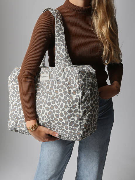 Le Sac Porté épaule A4 Célestins Coton Recyclé Rivedroite Gris into the wild CELESINT vue secondaire 1
