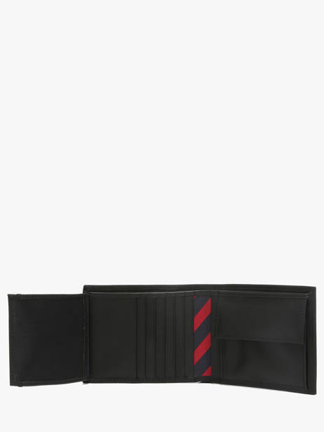 Portefeuille Johnson Cuir Tommy hilfiger Noir johnson AM00665 vue secondaire 3