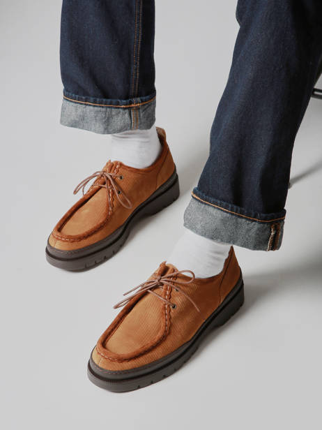 Chaussures Derbies En Cuir Kleman Marron men MAJORV vue secondaire 1
