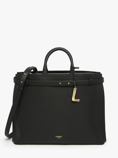 Cabas Faubourg Cuir Lancel Noir faubourg A13792