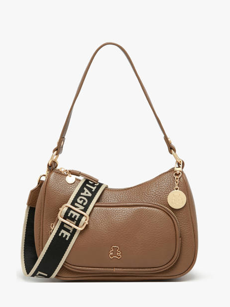 Sac Porté épaule Pocket Lulu castagnette Beige pocket ZAHYNA