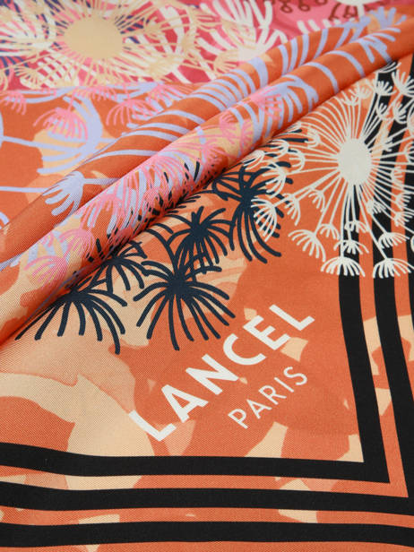 Foulard Lancel Orange charms A13110 vue secondaire 1