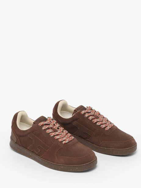 Sneakers En Cuir Faguo Marron men 25CG0202 vue secondaire 1