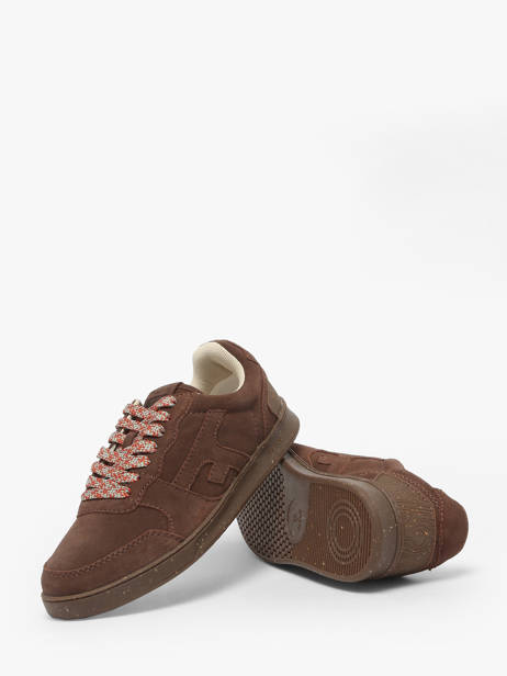 Sneakers En Cuir Faguo Marron men 25CG0202 vue secondaire 2