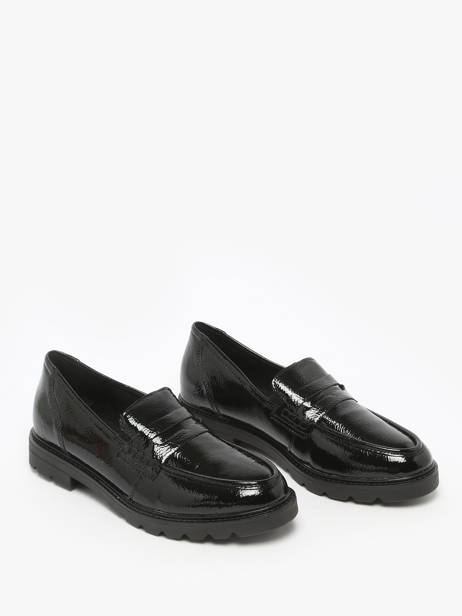 Mocassins En Cuir Remonte Noir women 2 vue secondaire 2