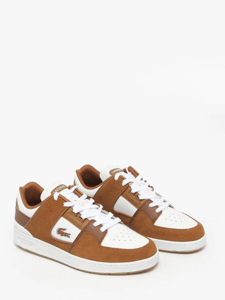 Baskets Partner Piste  Lacoste Marron men SMA0071 vue secondaire 1