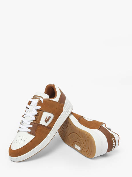 Baskets Partner Piste  Lacoste Marron men SMA0071 vue secondaire 2