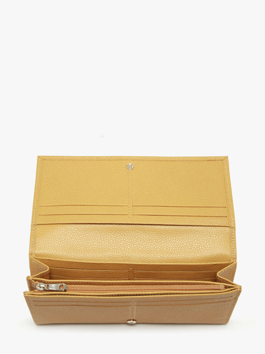 Longchamp Le foulonné Portefeuilles Jaune