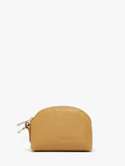 Longchamp Le foulonné Porte-monnaie Jaune