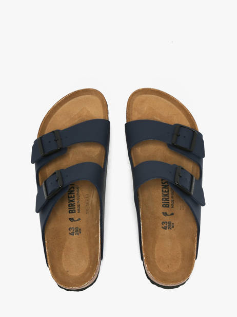Mules Arizona Birkenstock Bleu men 51753 vue secondaire 4