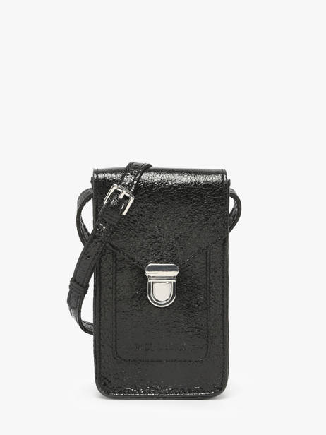 Le Porte-téléphone Eclipse Cuir Paul marius Noir eclipse TELEPECL