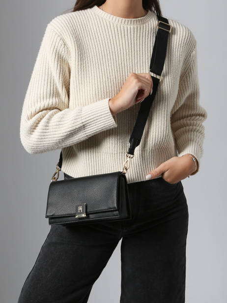 Sac Bandoulière Th Her Tommy hilfiger Noir th her AW17949 vue secondaire 1