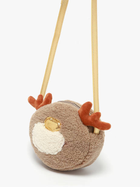 Sac Bandoulière Pour Enfant Rodolphe Le voyage en panier Beige kids AHP303 vue secondaire 1