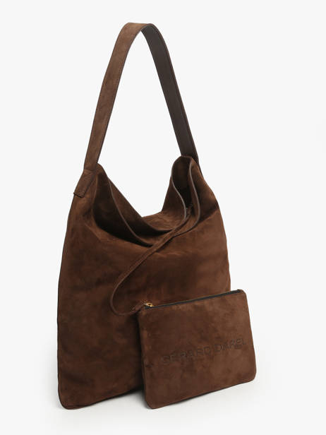 Sac  Folk Lady Cuir Gerard darel Marron folk lady DCS91407 vue secondaire 2