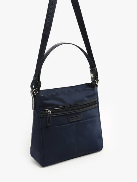 Sac Bandoulière Basic Vernis Lancaster Bleu basic vernis 514-60 vue secondaire 2