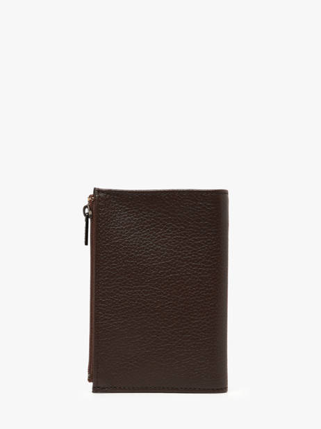 Portefeuille Porte-monnaie Madras Cuir Etrier Marron madras EMAD619 vue secondaire 3
