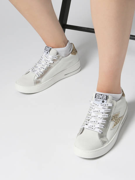 Sneakers Maya En Cuir Semerdjian Blanc women MAYA vue secondaire 1