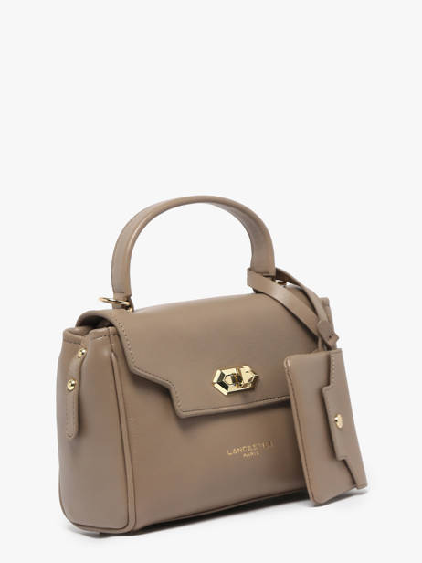 Sac Bandoulière Mademoiselle Grace Cuir Lancaster Marron mademoiselle grace 101 vue secondaire 2