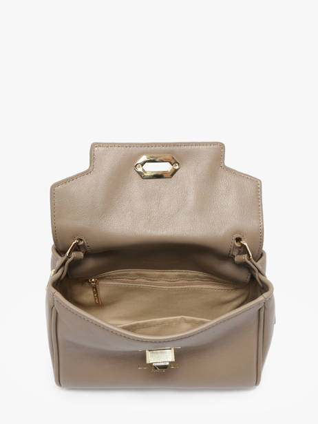 Sac Bandoulière Mademoiselle Grace Cuir Lancaster Marron mademoiselle grace 101 vue secondaire 3