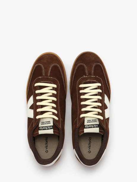 Sneakers Berlin En Cuir Victoria Marron women 1126218 vue secondaire 4