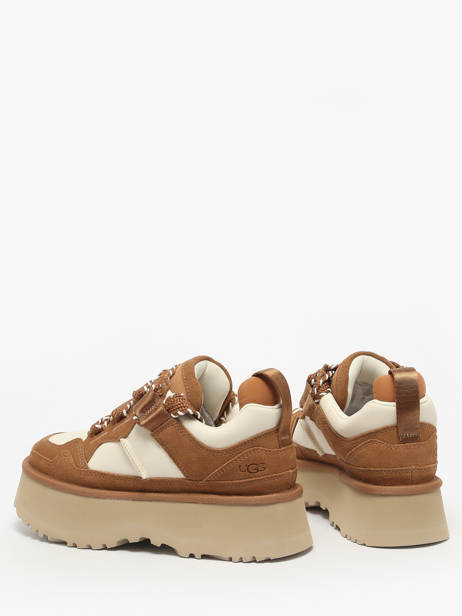 Sneakers Plateforme En Cuir Ugg Beige women 1171541 vue secondaire 2