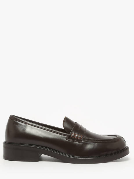 Mocassins En Cuir Aliwell Marron women A3227