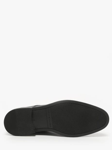 Chaussures De Ville Montante En Cuir Tommy hilfiger Noir men 5697BDS vue secondaire 4