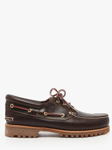 Chaussures Bateau Noreen En Cuir Timberland Marron men 32141