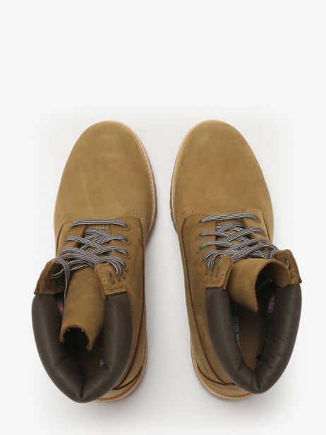 Bottines En Cuir Timberland Vert men 2P6WA5D1 vue secondaire 3