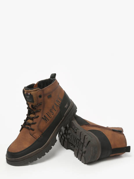 Bottines Mustang Marron men M0101004 vue secondaire 2