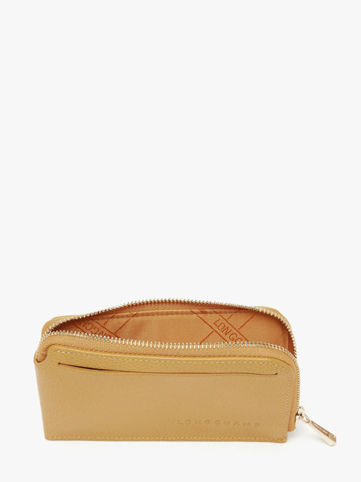 Longchamp Le foulonné Porte billets/cartes Jaune