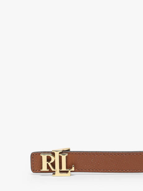 Ceinture Femme Réversible S 20 En Cuir Saffiano Lauren ralph lauren Marron elmswood 12974560 vue secondaire 2