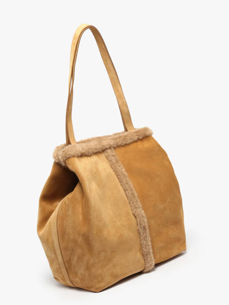 Sac Porté épaule Cabas Cuir Vanessa bruno Marron cabas 10V40873 vue secondaire 2