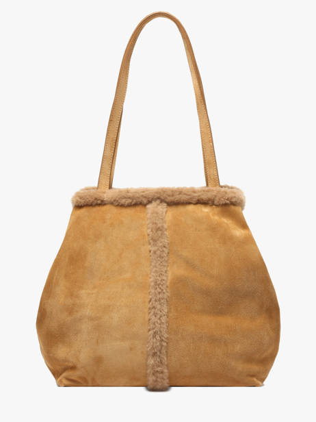 Sac Porté épaule Cabas Cuir Vanessa bruno Marron cabas 10V40873 vue secondaire 4