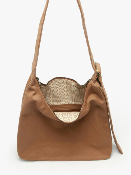 Sac Porté épaule Claire Coton Hindbag Marron best seller CLAIRE vue secondaire 3